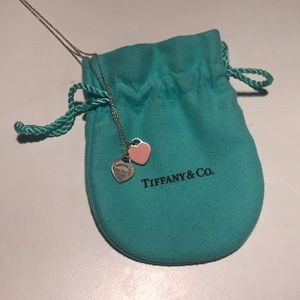 Tiffany & Co. Mini Double Heart Pendant Necklace